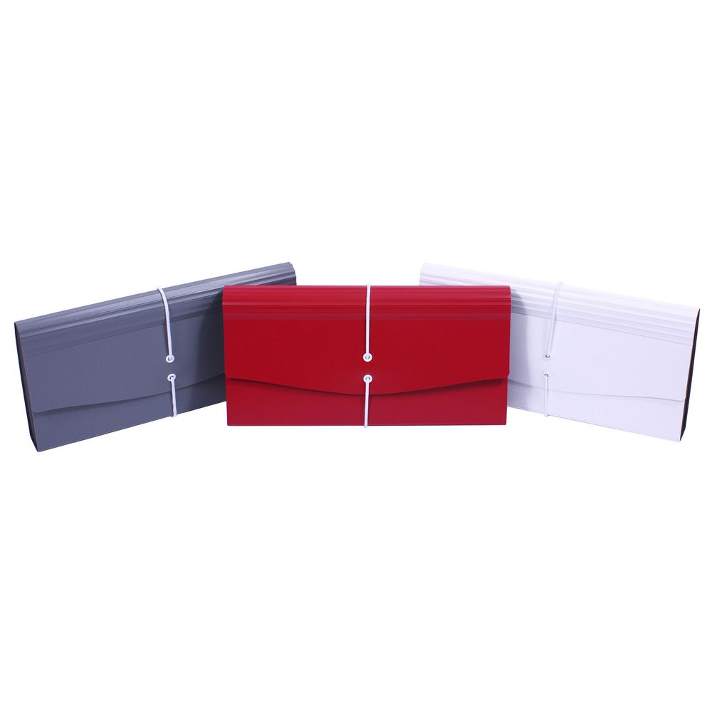 Expanding File Receipt Size 13 Pocket White