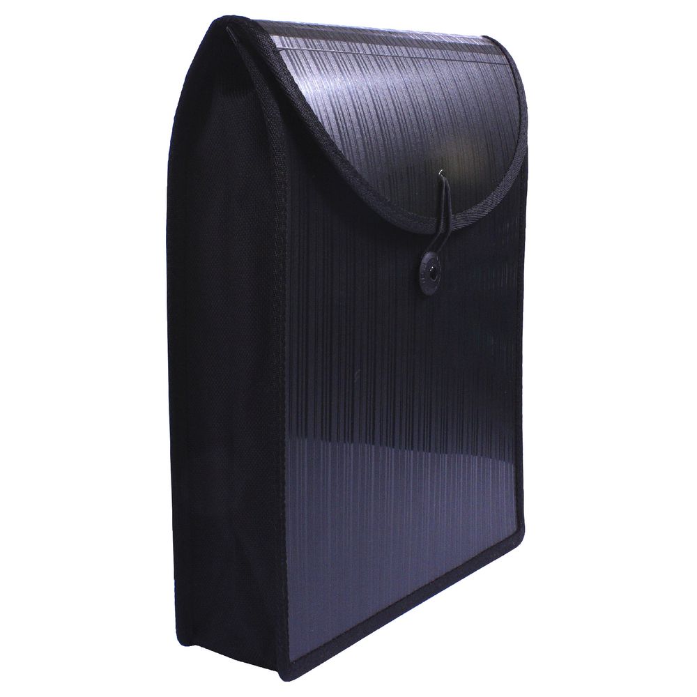 Top Load Attache File A4 Black