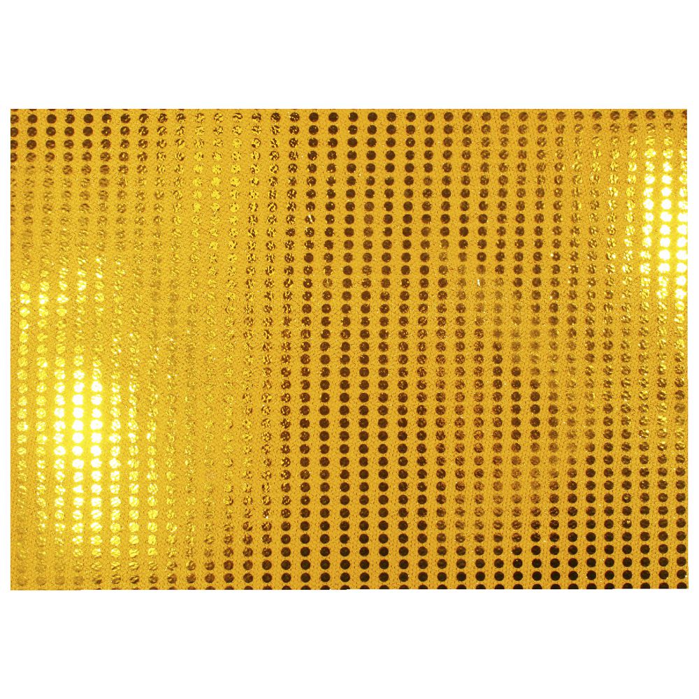 Quill Foam Sheet A3 Yellow Sequin