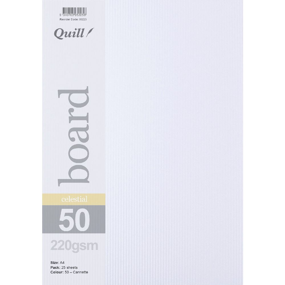 Quill Celestial Canette A4 220gsm Board 25 Pack