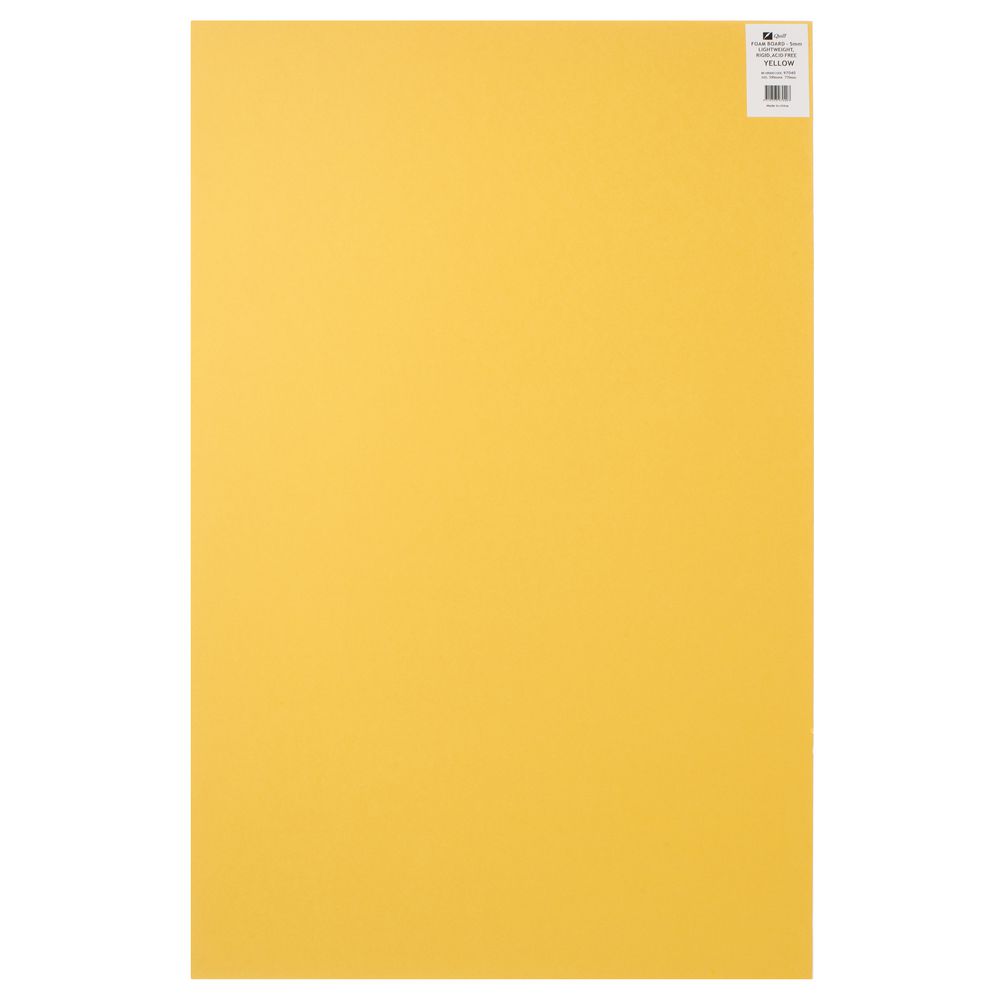 Quill Foam Board 5mm 550 x 770 mm Assorted Colours 5 Pack