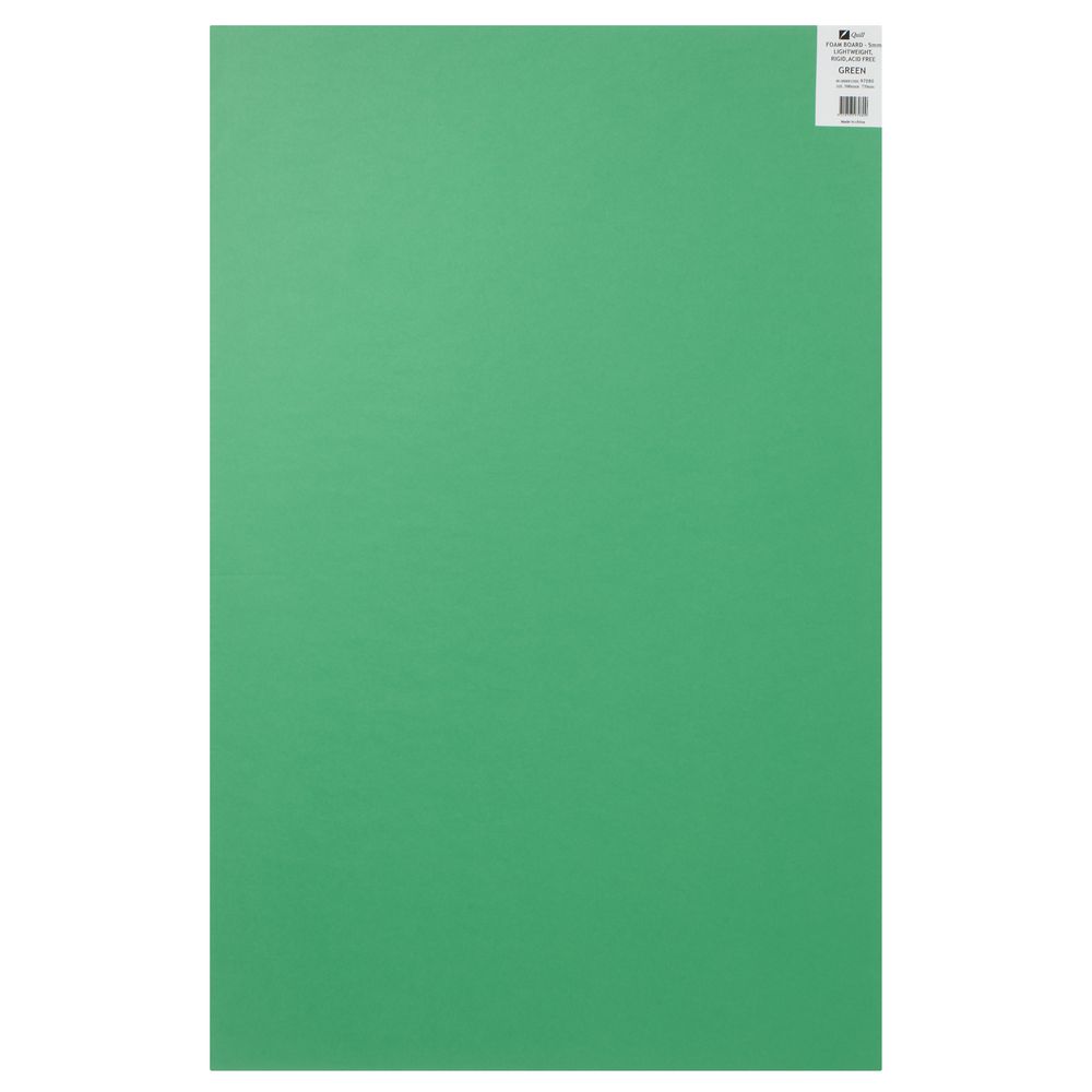 Quill Foam Board 5mm 550 x 770 mm Assorted Colours 5 Pack