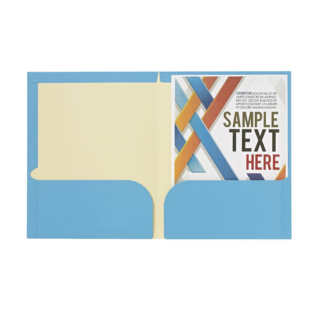 Report Cover A4 Matte Laminate Blue