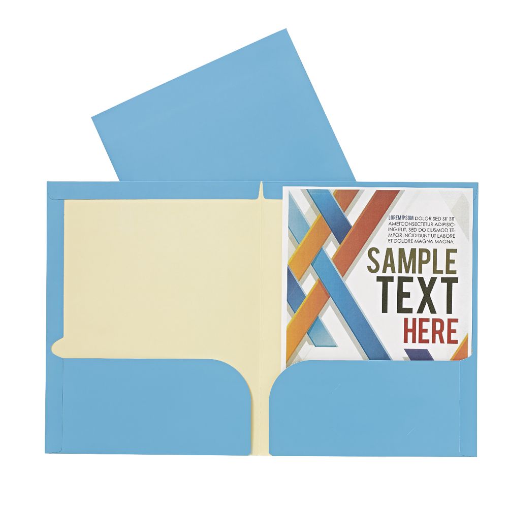 Report Cover A4 Matte Laminate Blue