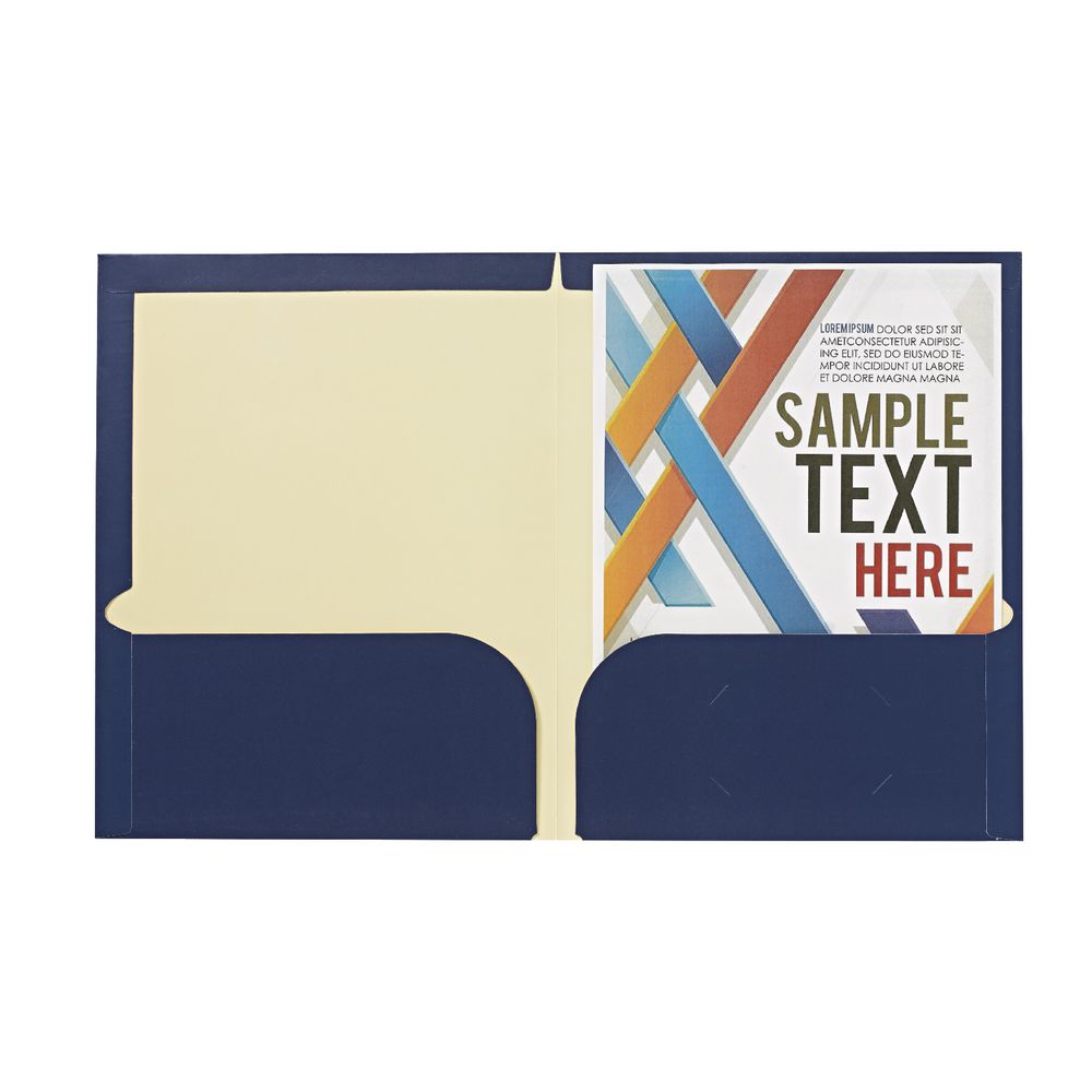 Report Cover A4 Matte Laminate Navy