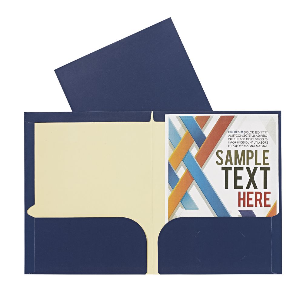 Report Cover A4 Matte Laminate Navy