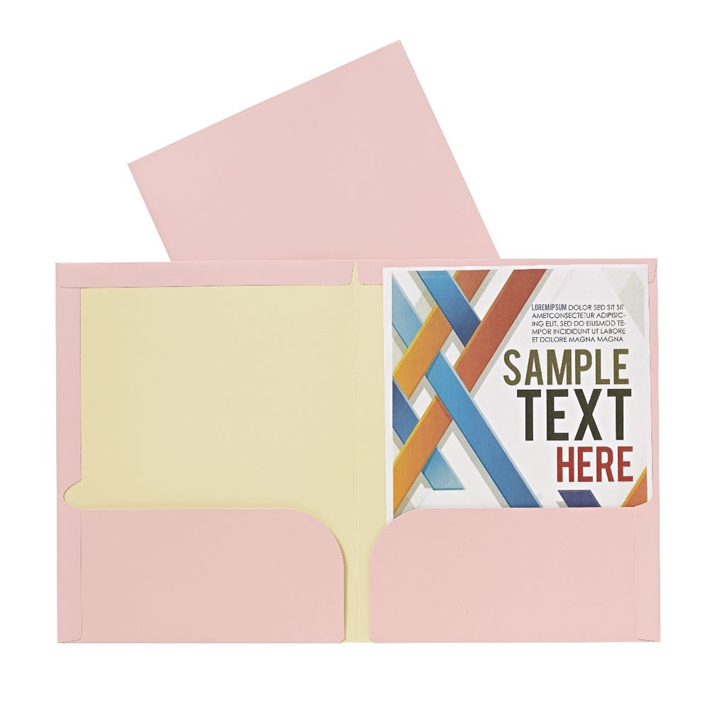 Report Cover A4 Matte Laminate Pale Pink