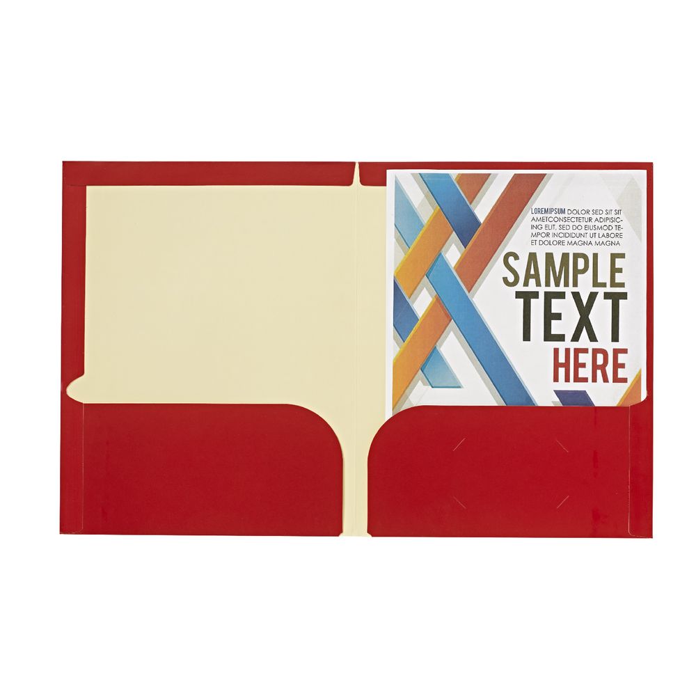 Report Cover A4 Matte Laminate Red
