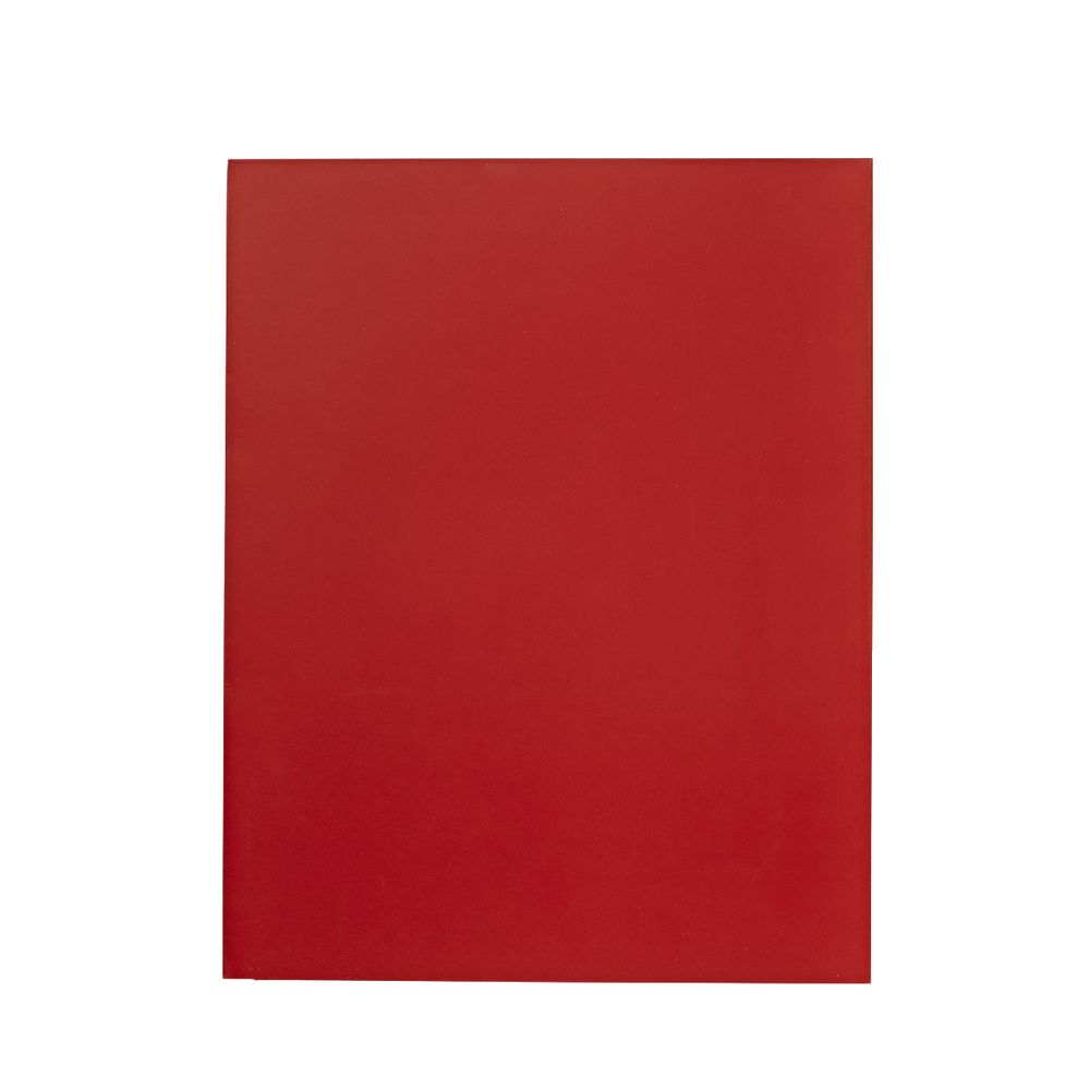 Report Cover A4 Matte Laminate Red