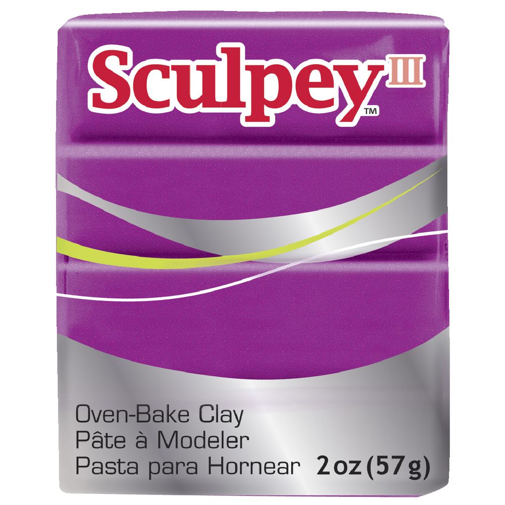 Sculpey III Modelling Clay Fuchsia Pearl 57g