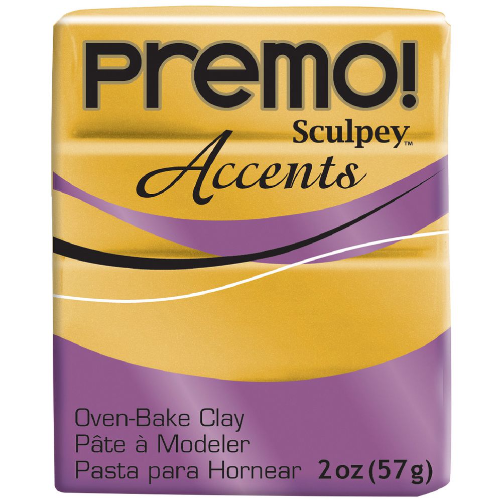Sculpey Premo Accents Modelling Clay 18K Gold 57g