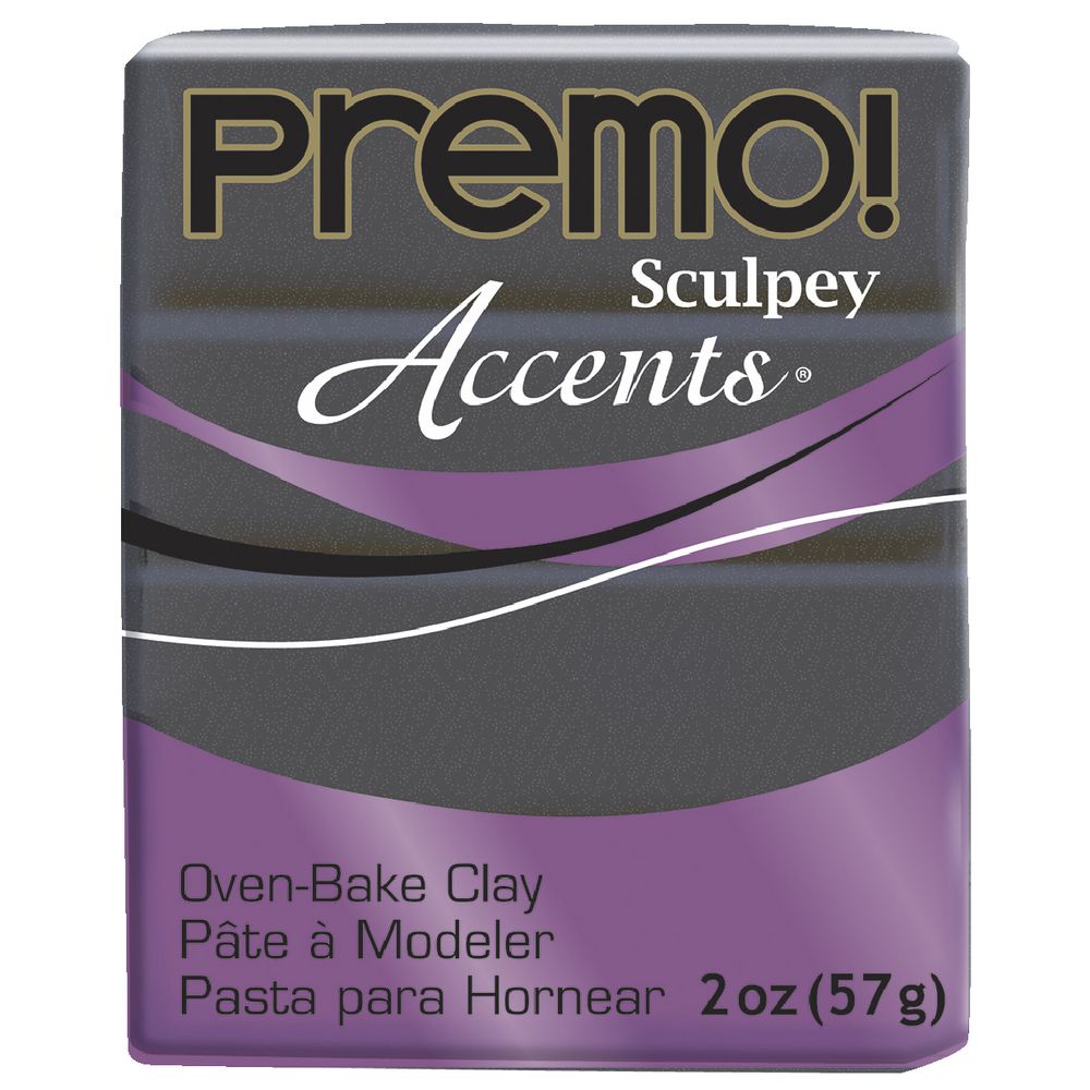 Sculpey Premo Accents Modelling Clay Graphite Pearl 57g