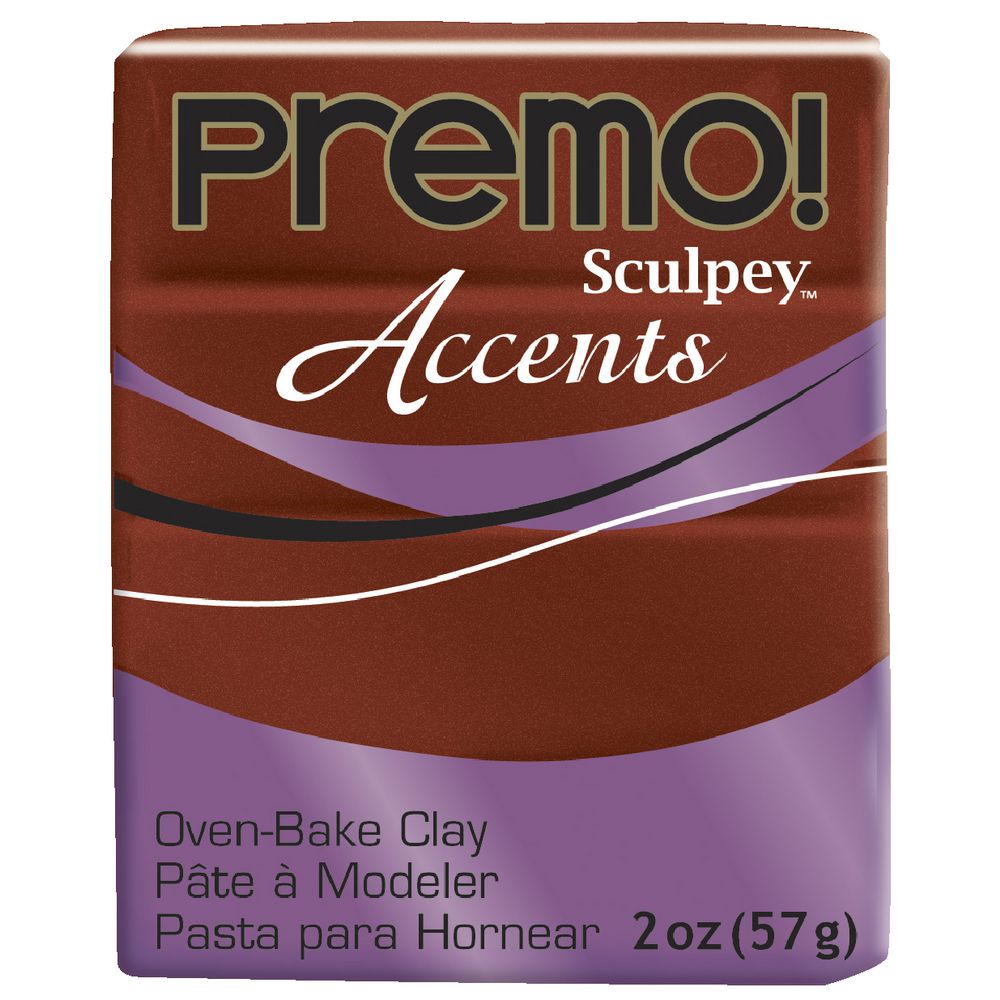 Sculpey Premo Accents Modelling Clay Bronze 57g