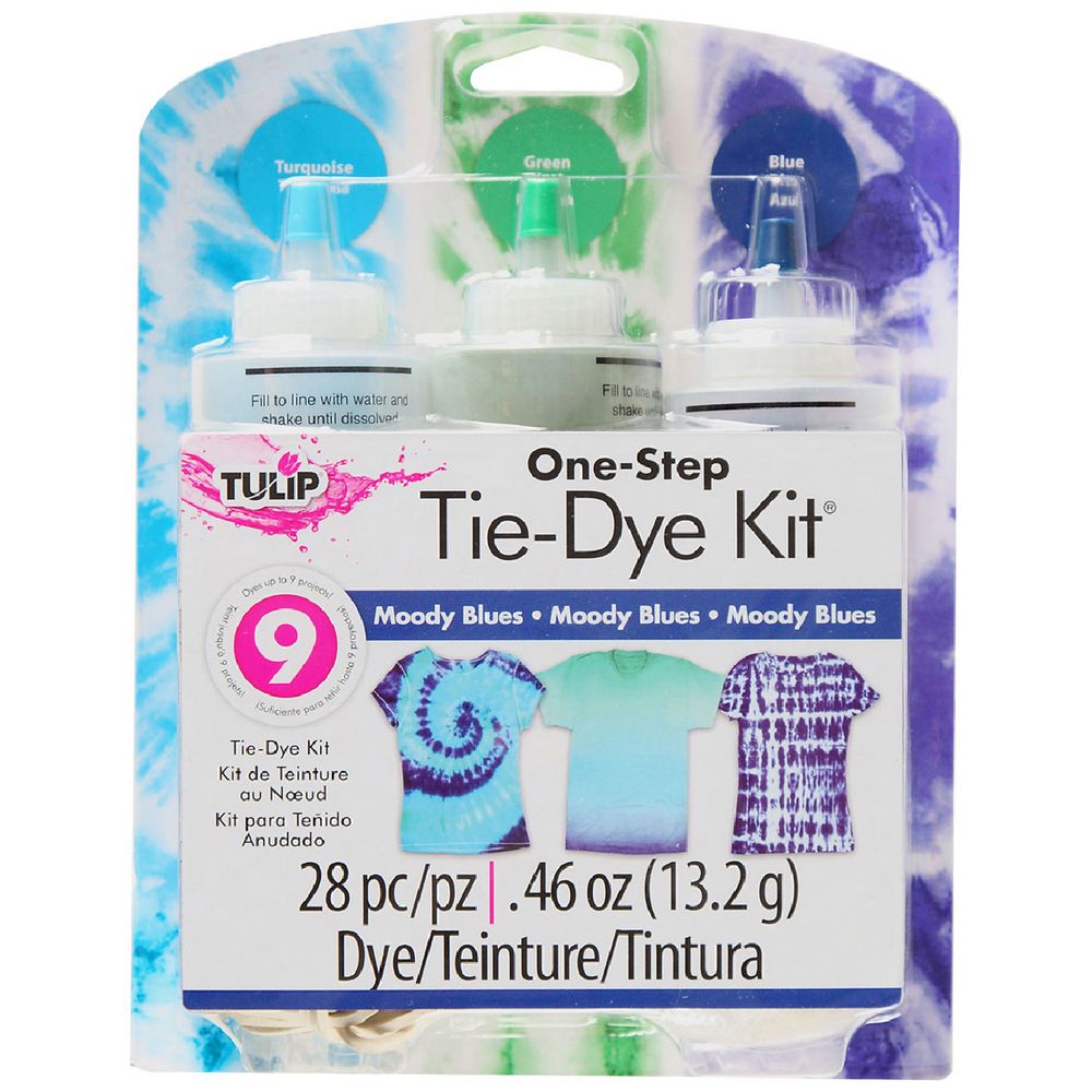 Tulip One Step 3 Colour Tie Dye Kit Moody Blues