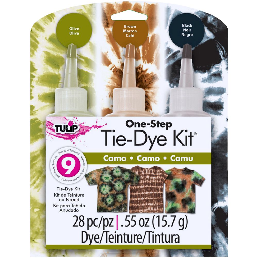 Tulip One Step 3 Colour Tie Dye Kit Camo