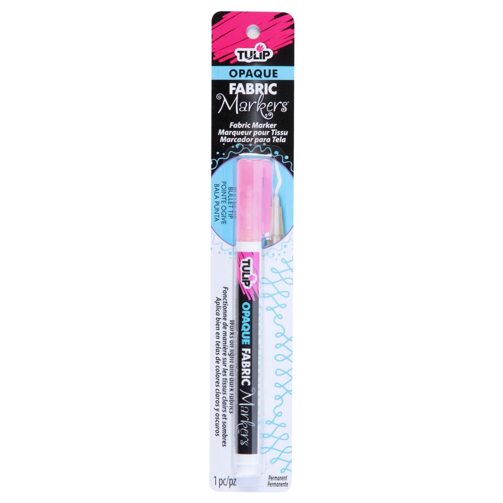 Tulip Opaque Fabric Marker Pink