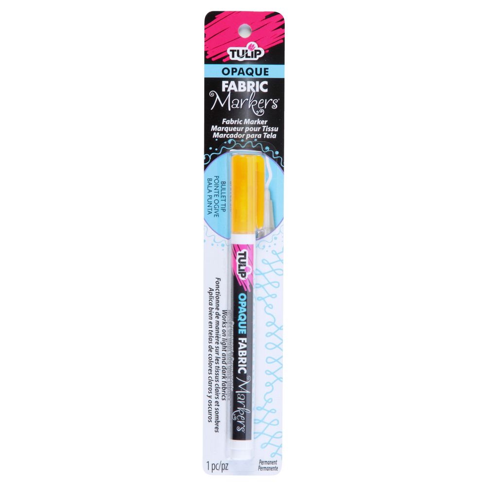 Tulip Opaque Fabric Marker Yellow