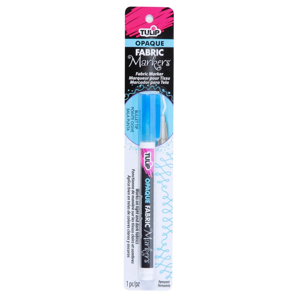 Tulip Opaque Fabric Marker Bright Blue