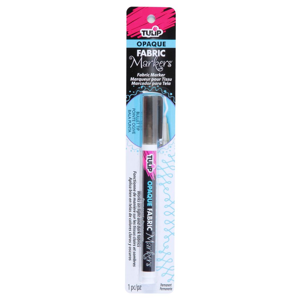 Tulip Opaque Fabric Marker Black