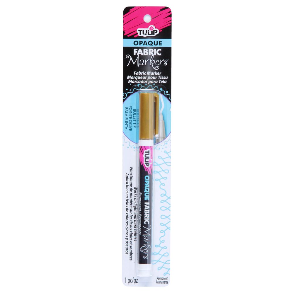 Tulip Opaque Fabric Marker Gold