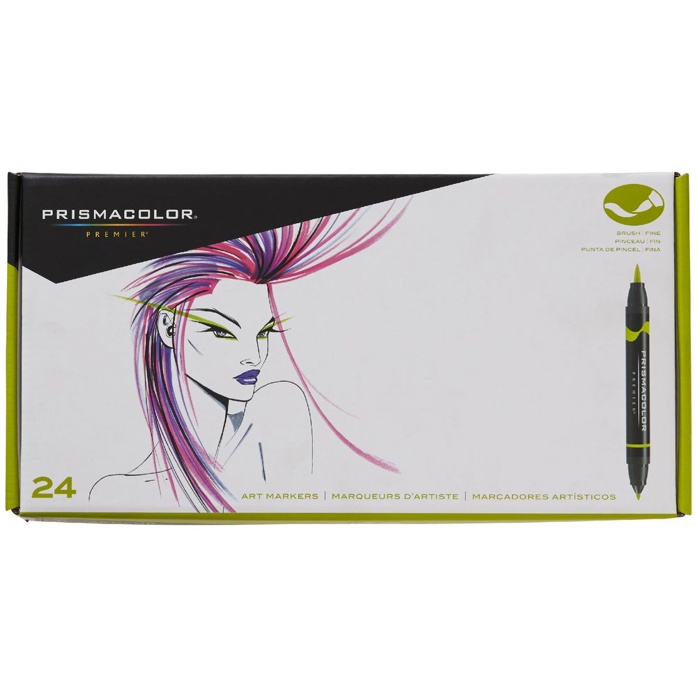 Prismacolor Brush Tip Markers 24 Pack