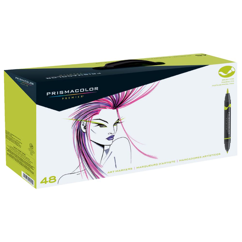 Prismacolor Brush Tip Markers 48 Pack