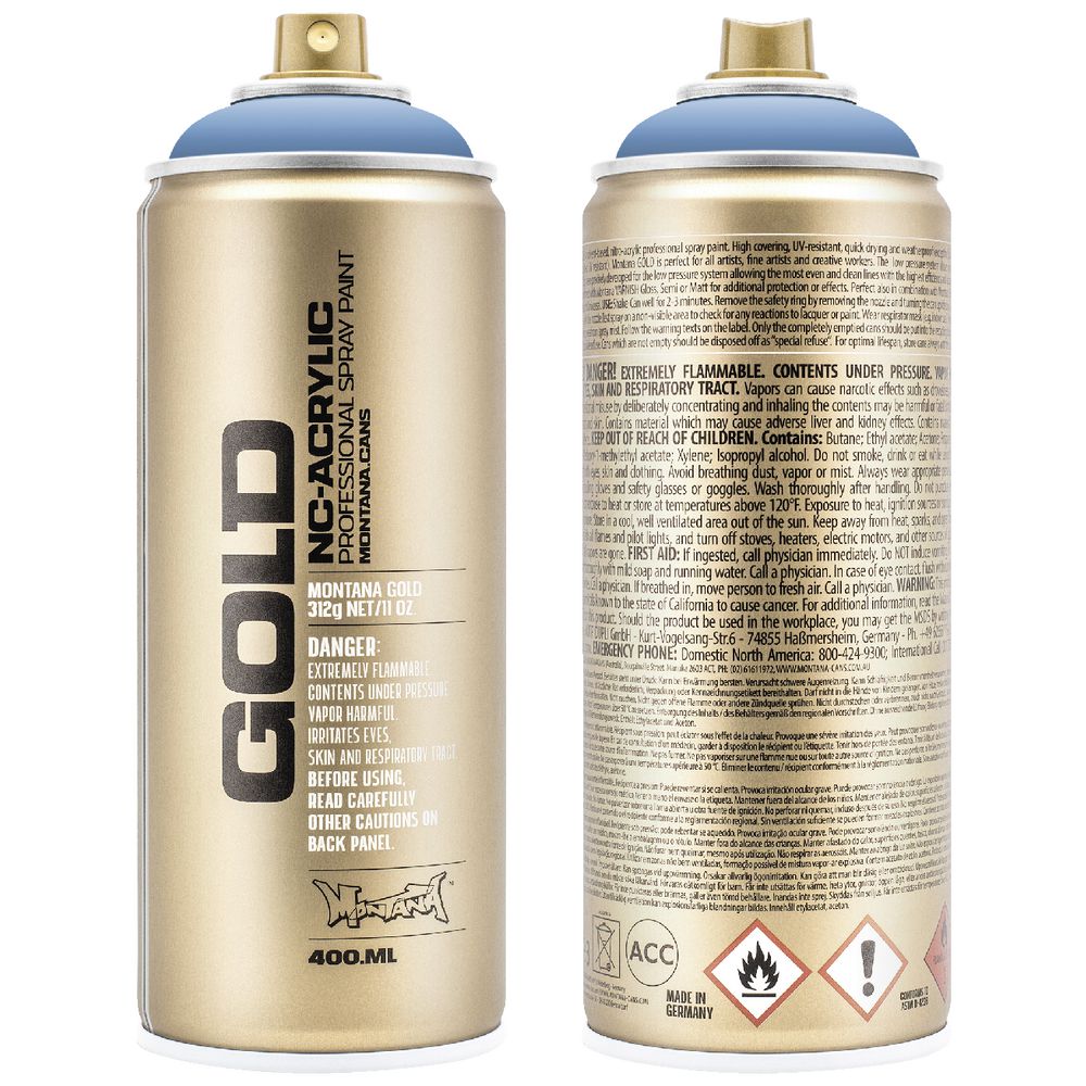 Montana GOLD Spray Paint 400mL Denim Stonewashed