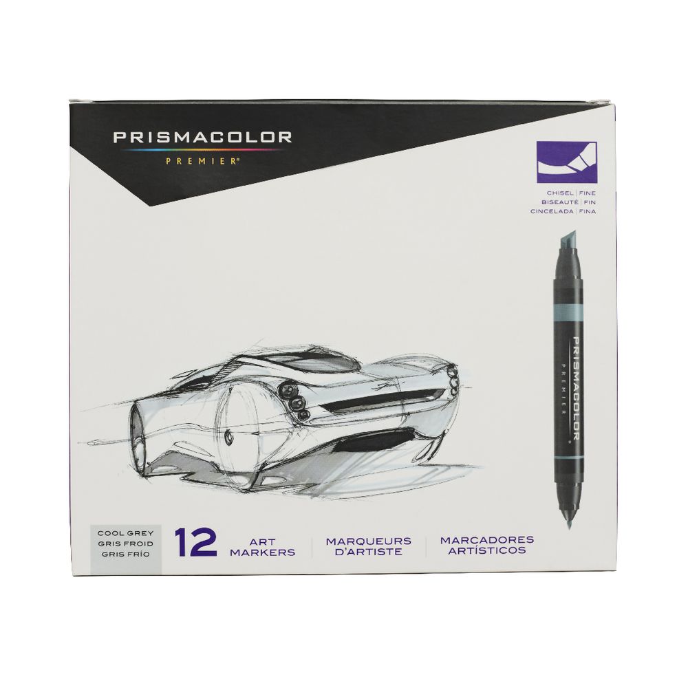 Prismacolor Art Markers Cool Grey 12 Pack