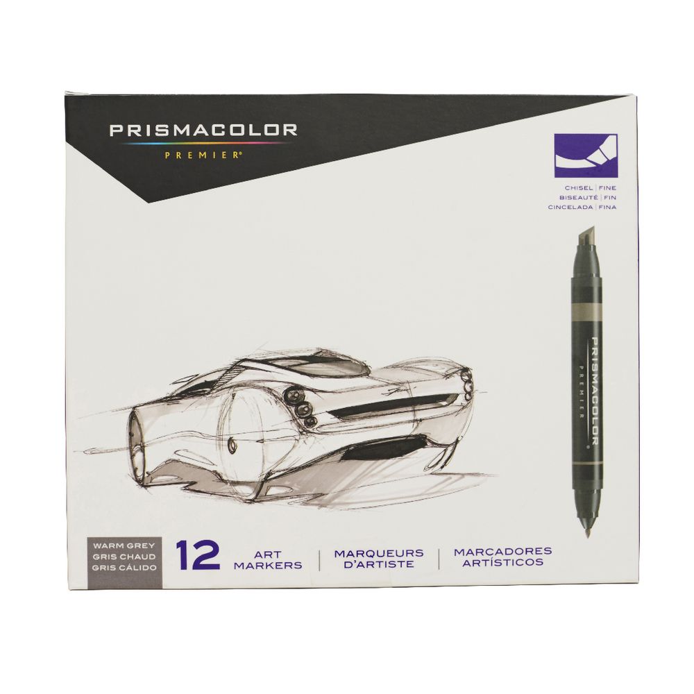 Prismacolor Art Markers Warm Grey 12 Pack