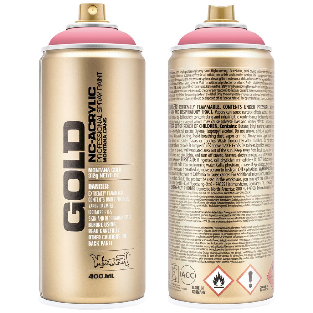 Montana GOLD Spray Paint 400mL Bazooka Joe