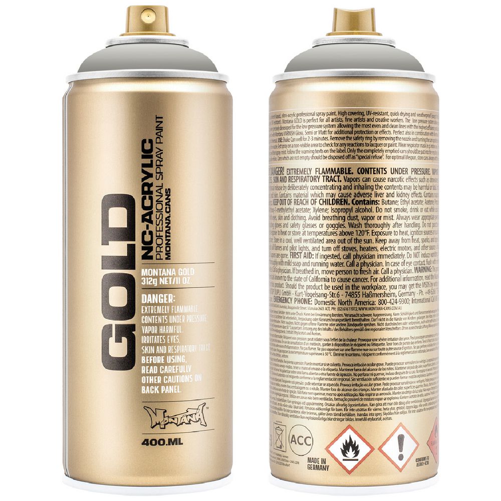 Montana GOLD Spray Paint 400mL Iron Curtain