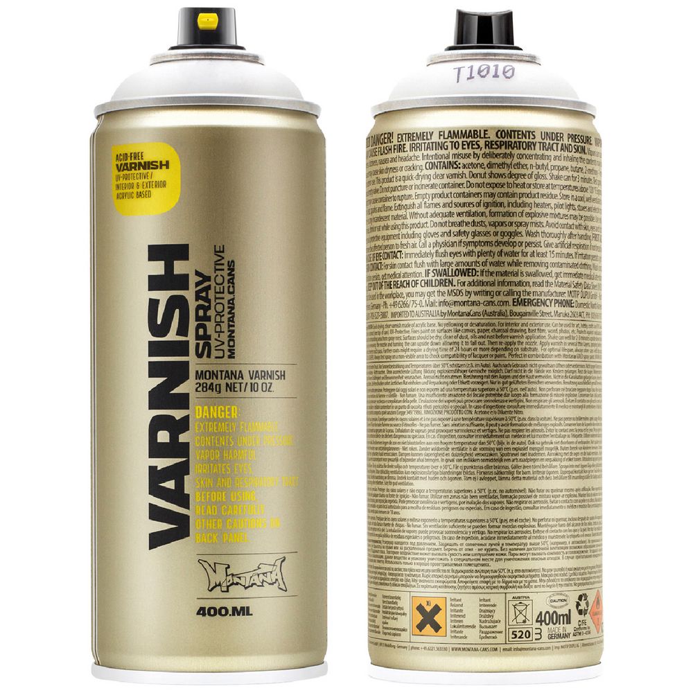 Montana GOLD Spray Paint 400mL Varnish Matte