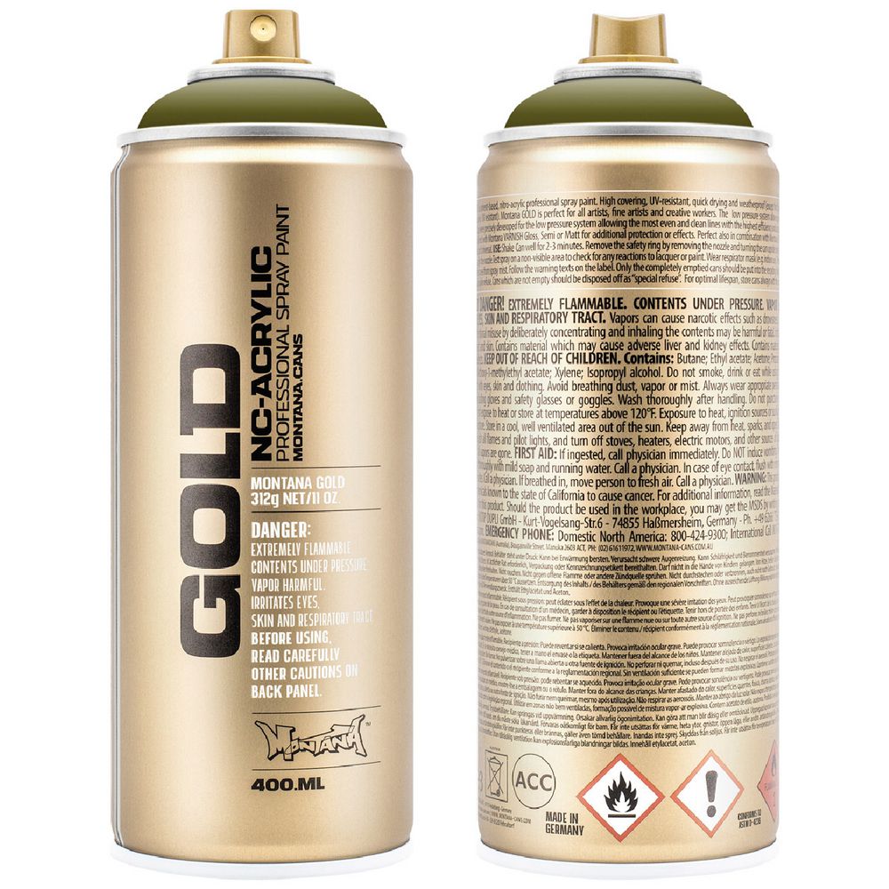 Montana GOLD Spray Paint 400mL Reed