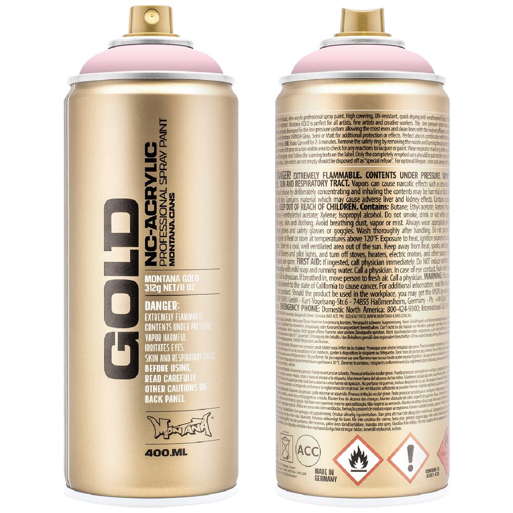 Montana GOLD Spray Paint 400mL Frozen Strawberry
