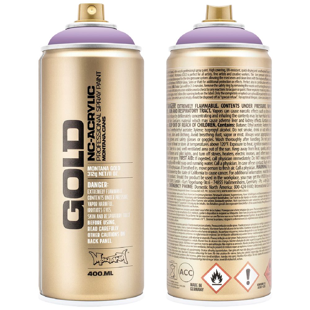 Montana GOLD Spray Paint 400mL Viola