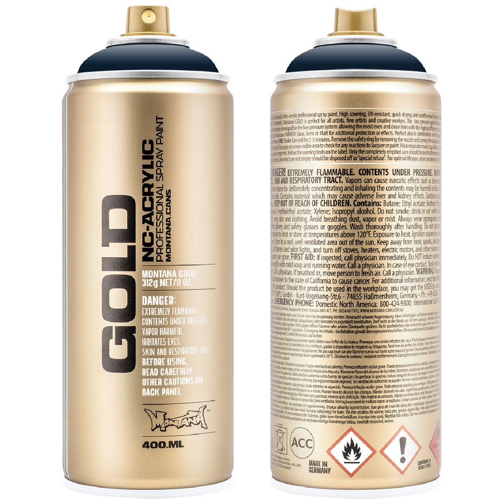 Montana GOLD Spray Paint 400mL Nautilus