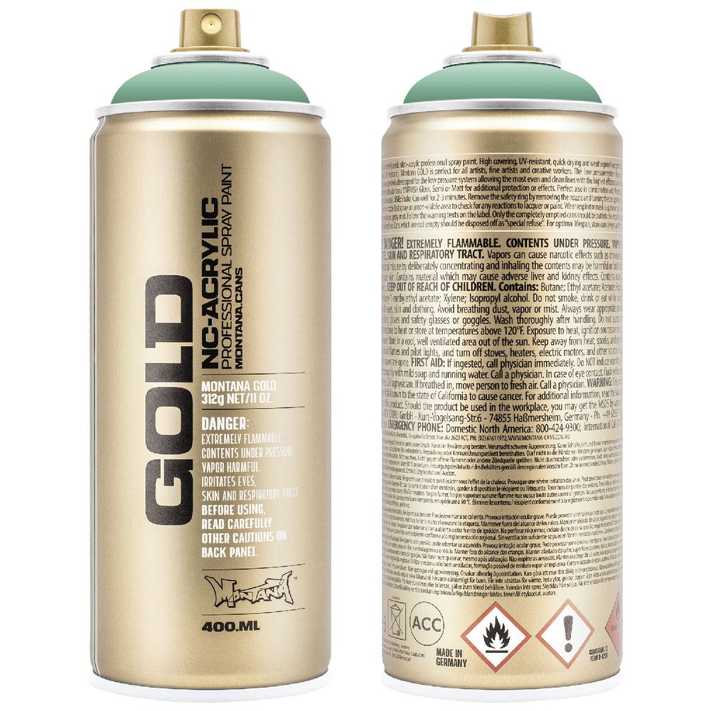 Montana GOLD Spray Paint 400mL Malachite