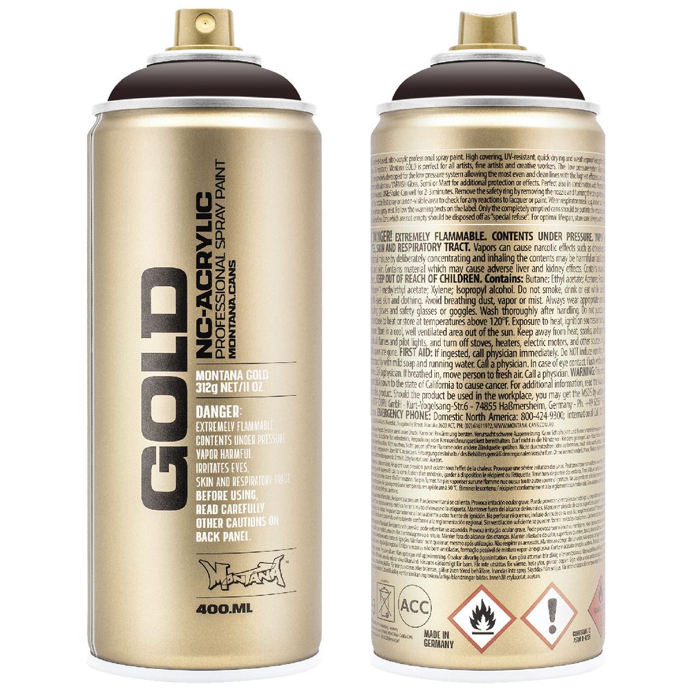 Montana GOLD Spray Paint 400mL Aubergine