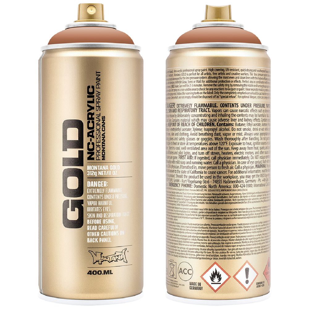 Montana GOLD Spray Paint 400mL Nougat