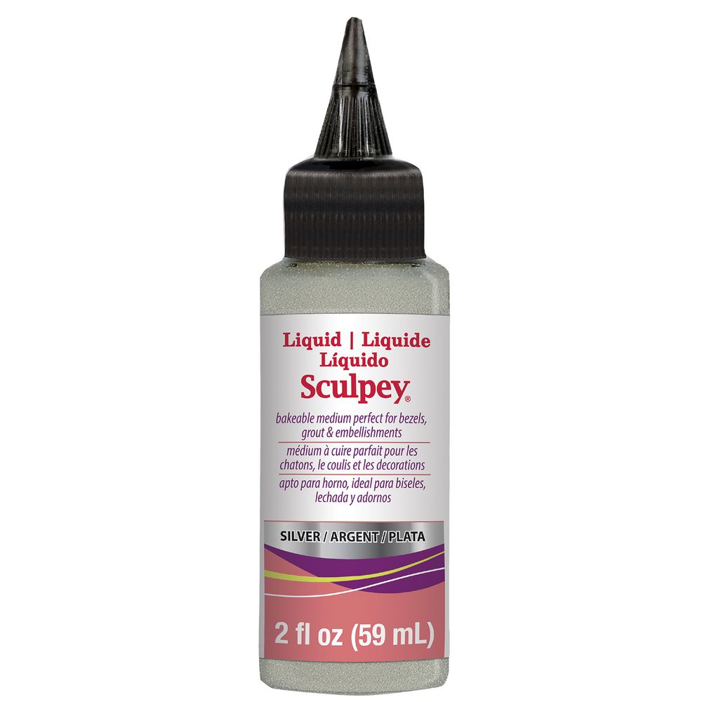 Sculpey Translucent Liquid 59mL Silver
