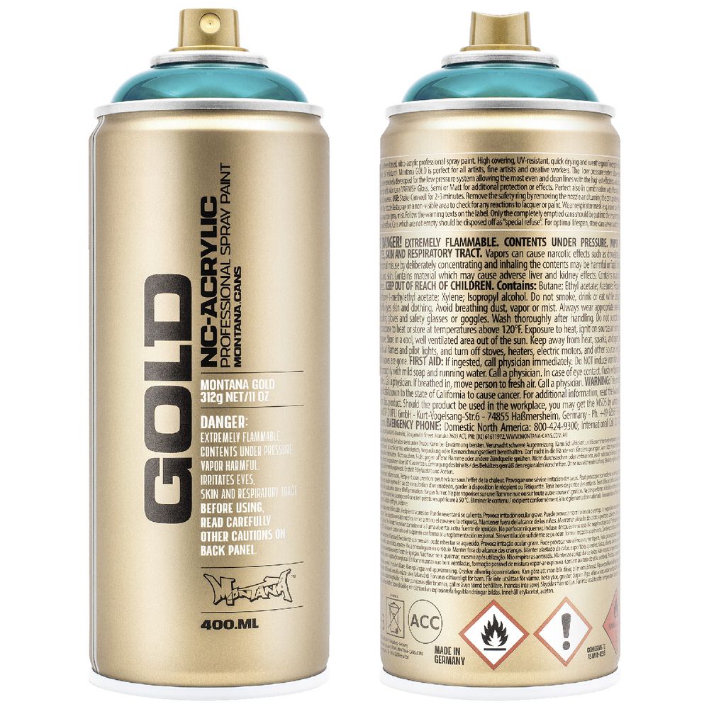 Montana GOLD Spray Paint 400mL Transparent Reef