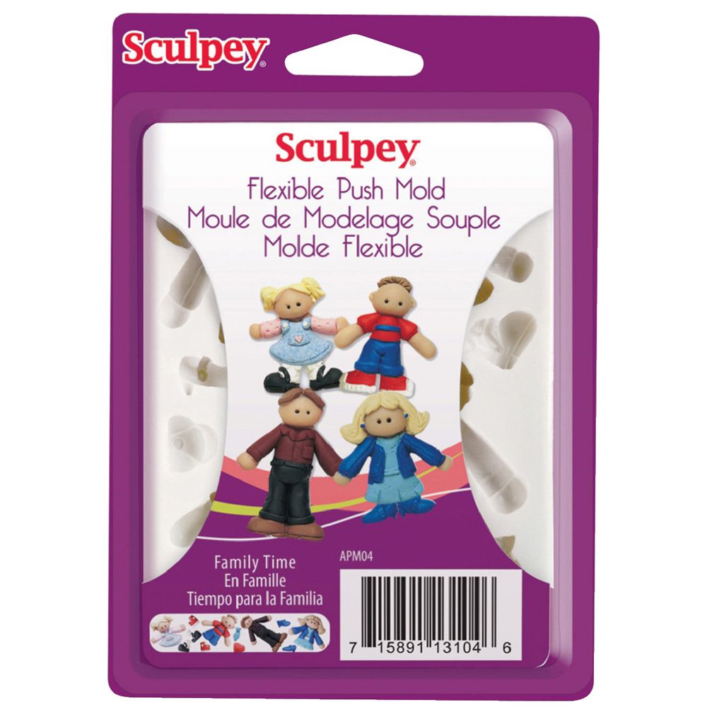 Sculpey Push Mold Family Time