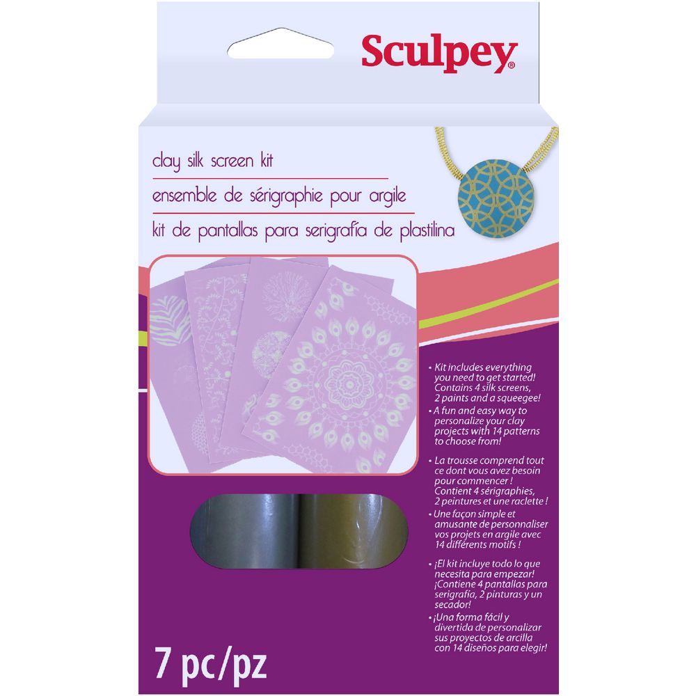 Sculpey Metallic Silkscreen Kit