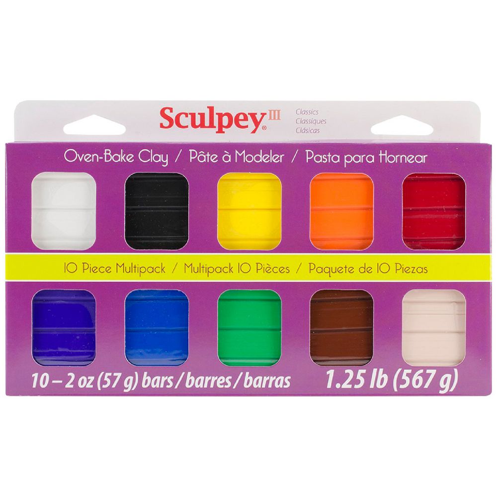 Sculpey III Modelling Clay Classic 10 Pack