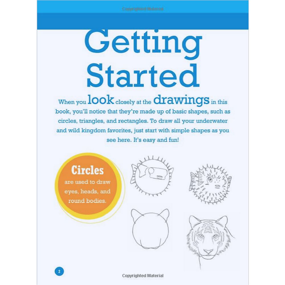 Walter Foster Jr All About Drawing Book Sea Creatures