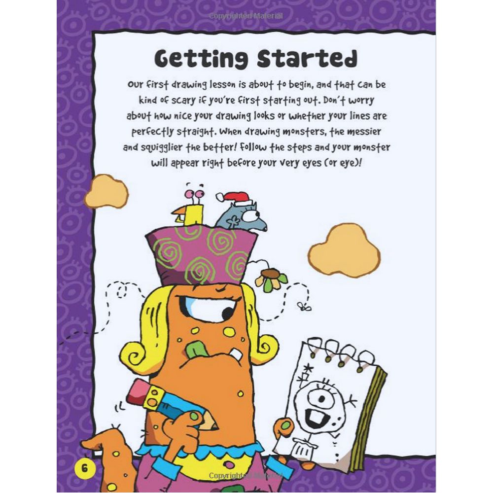 Walter Foster Jr Cartooning Book Messy Monsters