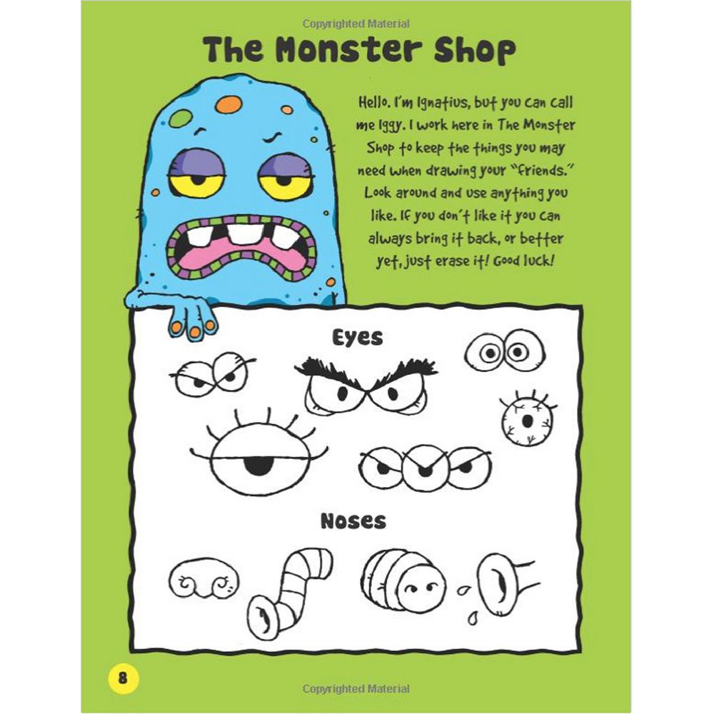 Walter Foster Jr Cartooning Book Messy Monsters
