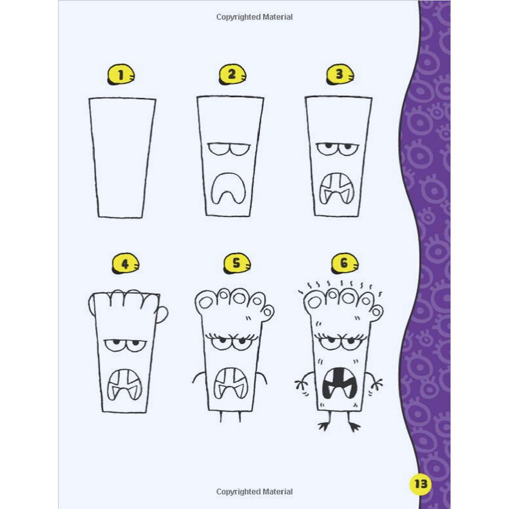 Walter Foster Jr Cartooning Book Messy Monsters