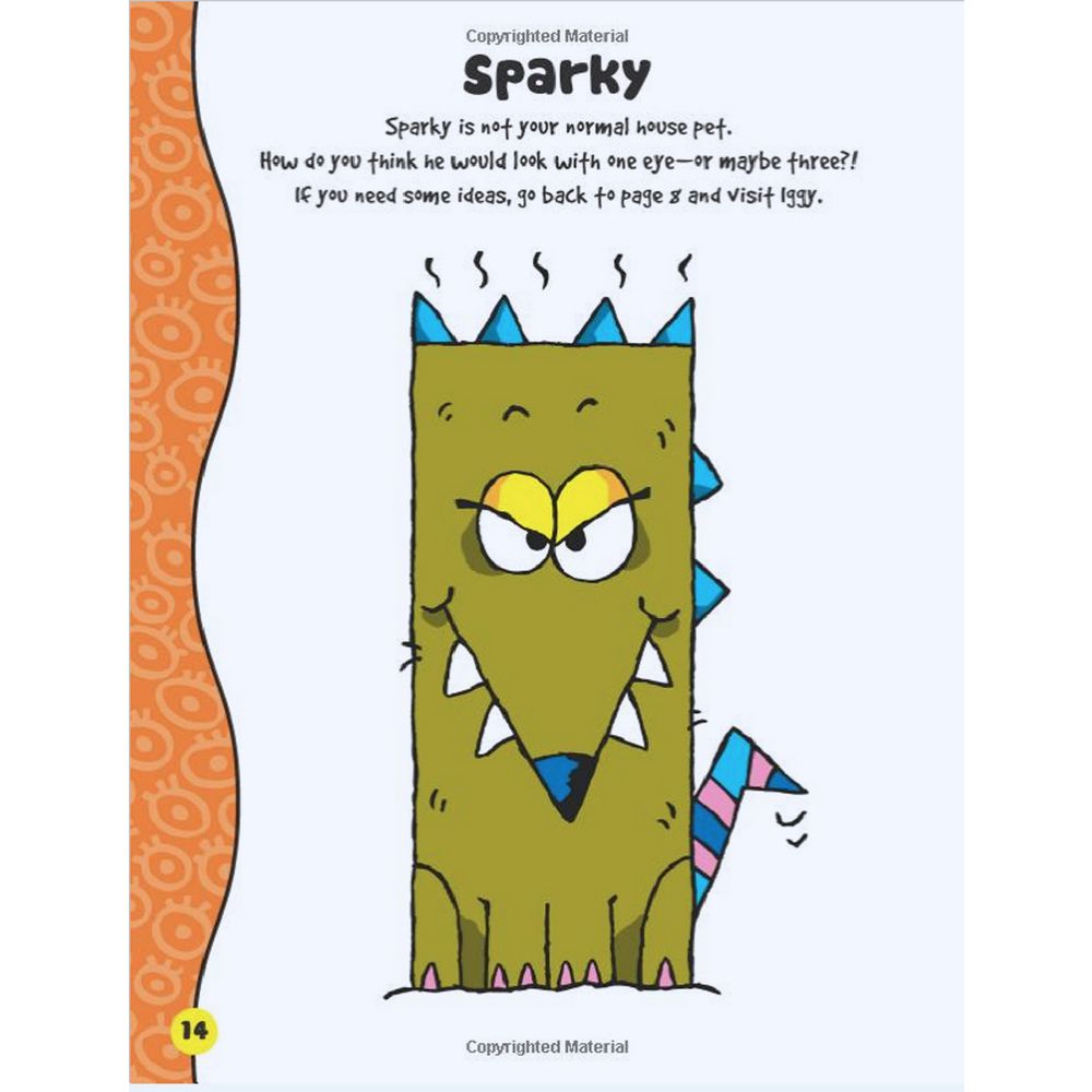 Walter Foster Jr Cartooning Book Messy Monsters