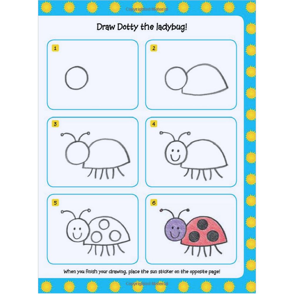 Walter Foster Jr Watch Me Draw Book Ladybug